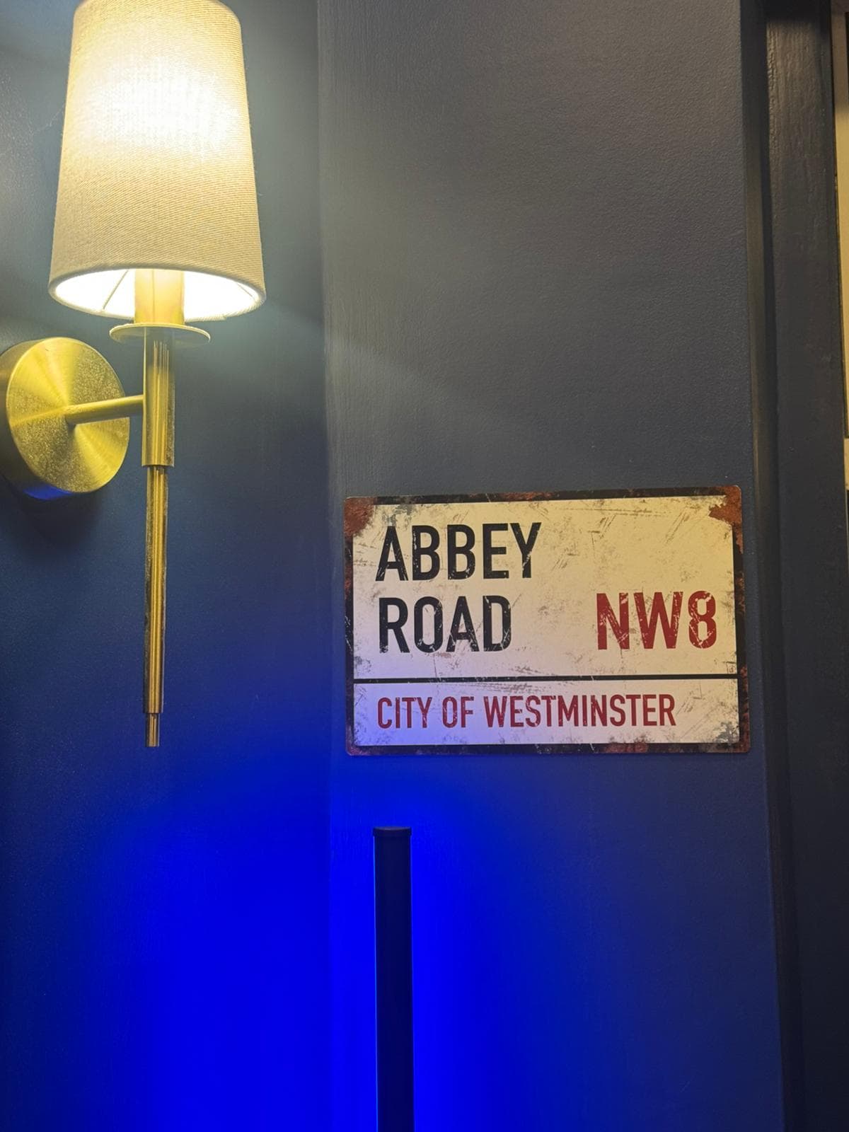 Abbey Road sign at Black Ivory