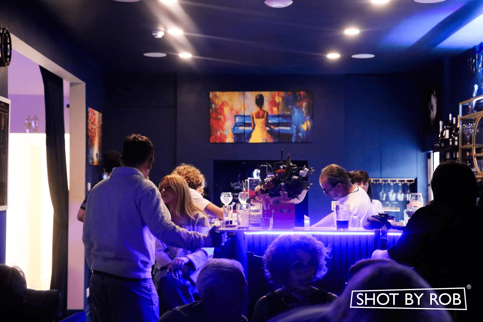 An evening at the Black Ivory bar